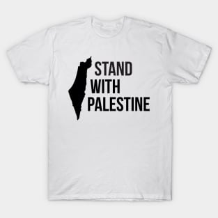 Stand With Palestine Black T-Shirt